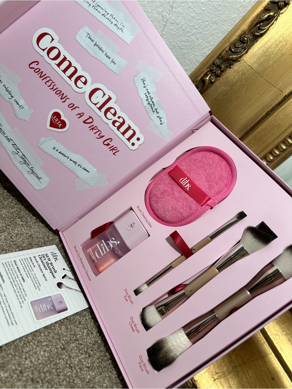 NIB Dibs Beauty Come Clean: Confessions of a Dirty Girl Viral PR Box